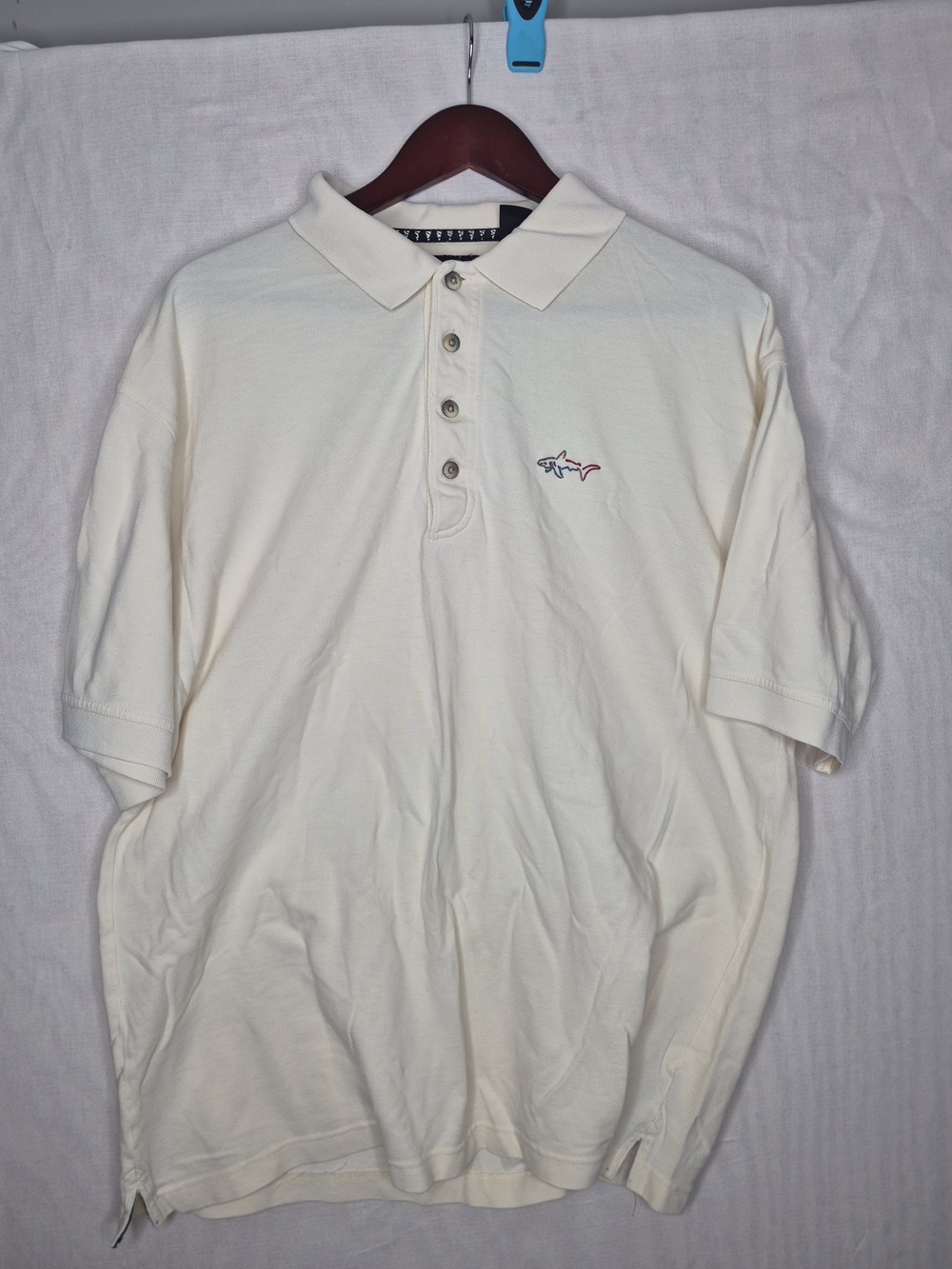 Greg Norman Collection Cream Polo Shirt - Short Sleeve